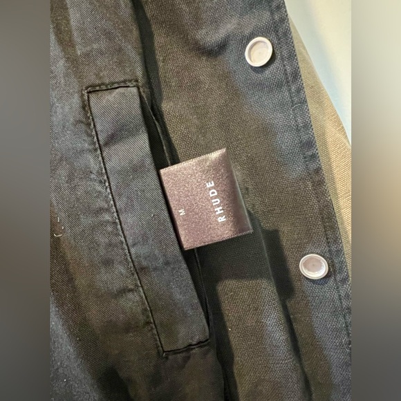 RHUDE Washed Canvas Varsity Jacket - Picture 8 of 11